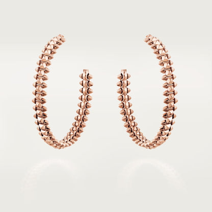 [Noble Aura jewelry]CLASH HOOP LARGE EARRINGS