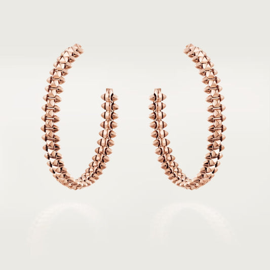 [Noble Aura jewelry]CLASH HOOP LARGE EARRINGS