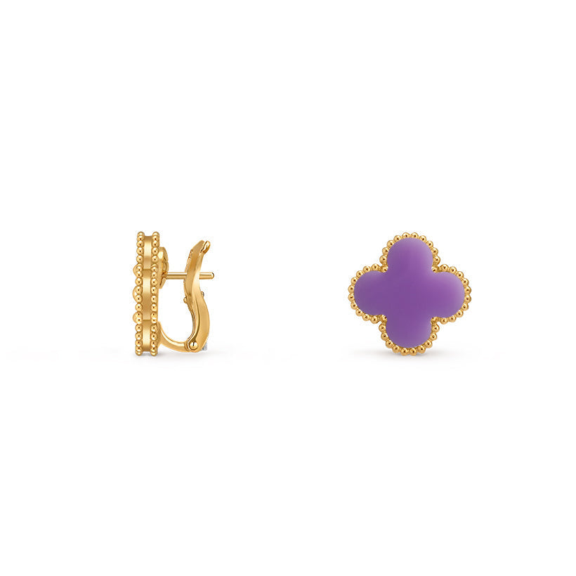 [Noble Aura jewelry]CLOVER 15MM MOP EARRINGS COLLECTION