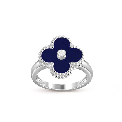 [Noble Aura jewelry]CLOVER SILVER DIOMND RING COLLECTION