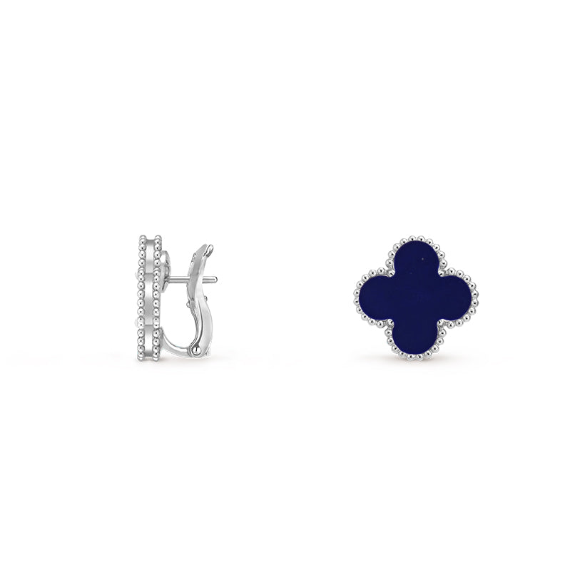 [Noble Aura jewelry]CLOVER SILVER 15MM MOP EARRINGS COLLECTION