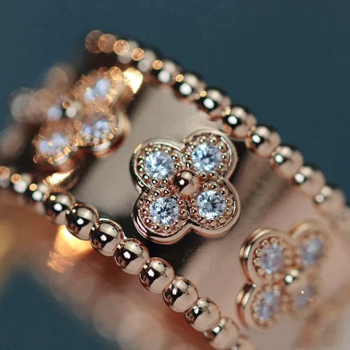 [Noble Aura jewelry]CLOVER KALEIDOSCOPE RING 10MM