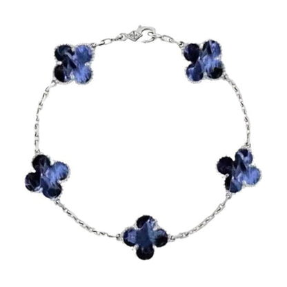 [Noble Aura jewelry]CLOVER 5 MOTIF PIETERSITE BRACELET COLLECTION