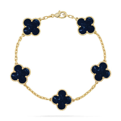 [Noble Aura jewelry]CLOVER 5 MOTIF PIETERSITE BRACELET COLLECTION