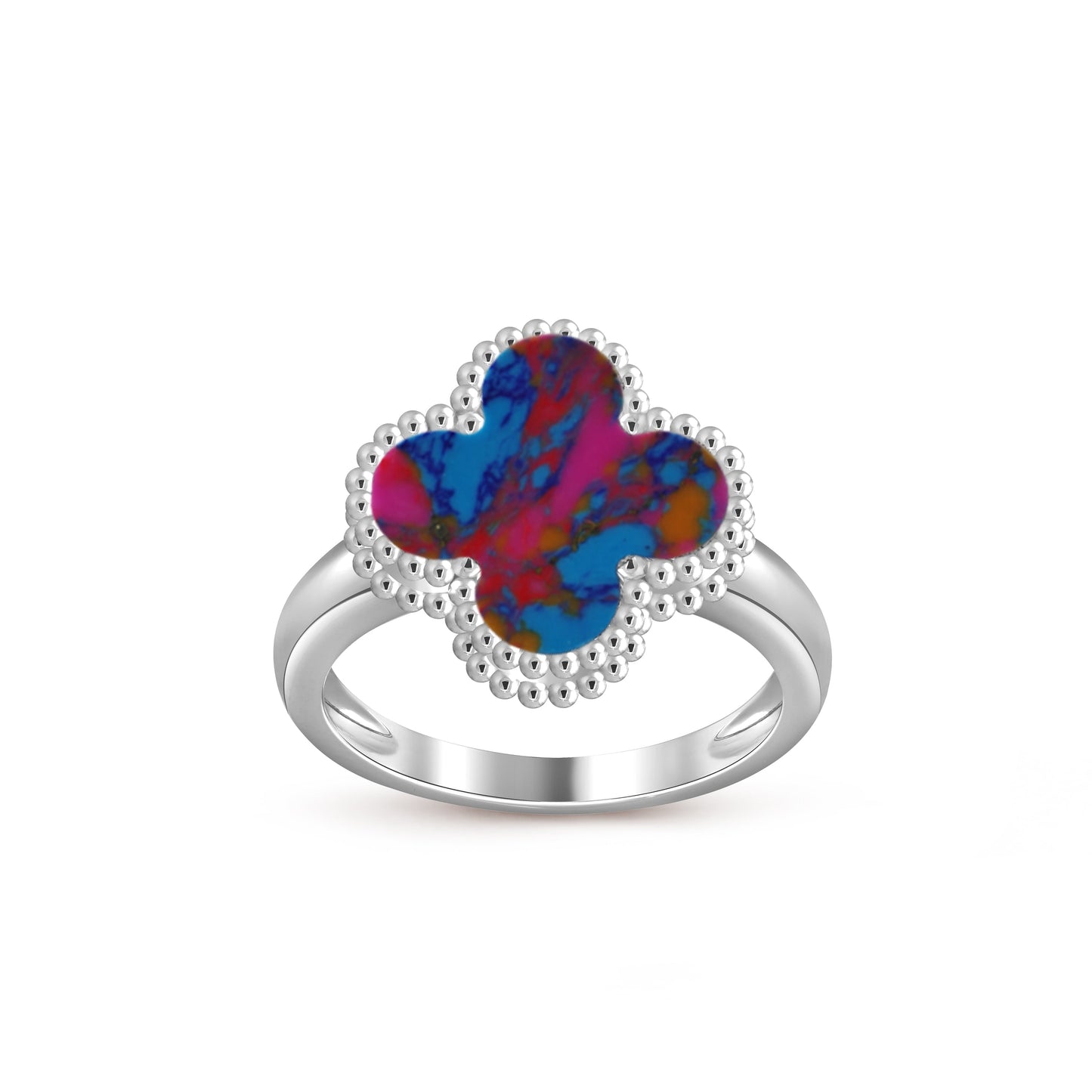 [Noble Aura jewelry]CLOVER SILVER RING COLLECTION