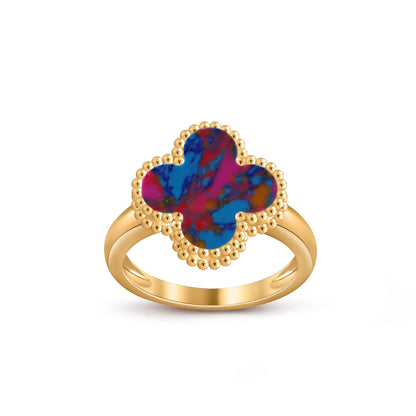 [Noble Aura jewelry]CLOVER RING GOLD COLLECTION