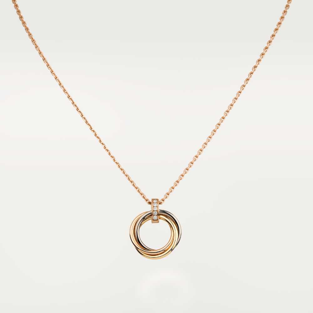 [Noble Aura jewelry]TRINITY NECKLACE GOLD  DIAMONDS
