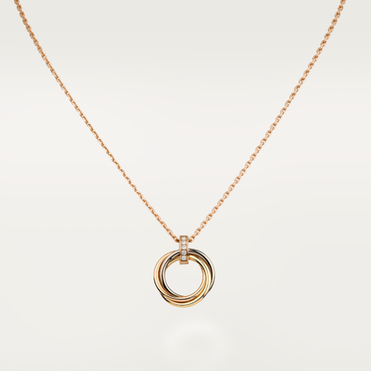 [Noble Aura jewelry]TRINITY NECKLACE GOLD  DIAMONDS