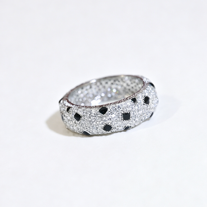 [Noble Aura jewelry]PANTHERE SPOTTED FULL DIAMOND RING