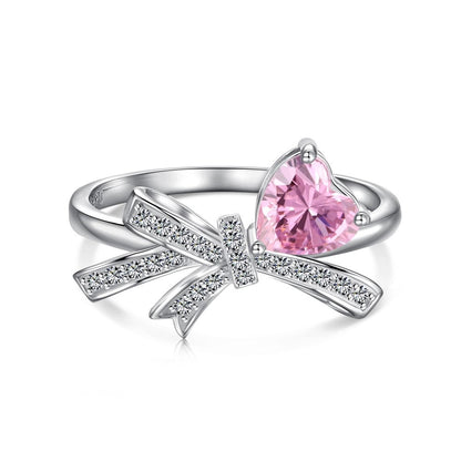 Pink Bow Ring Collection