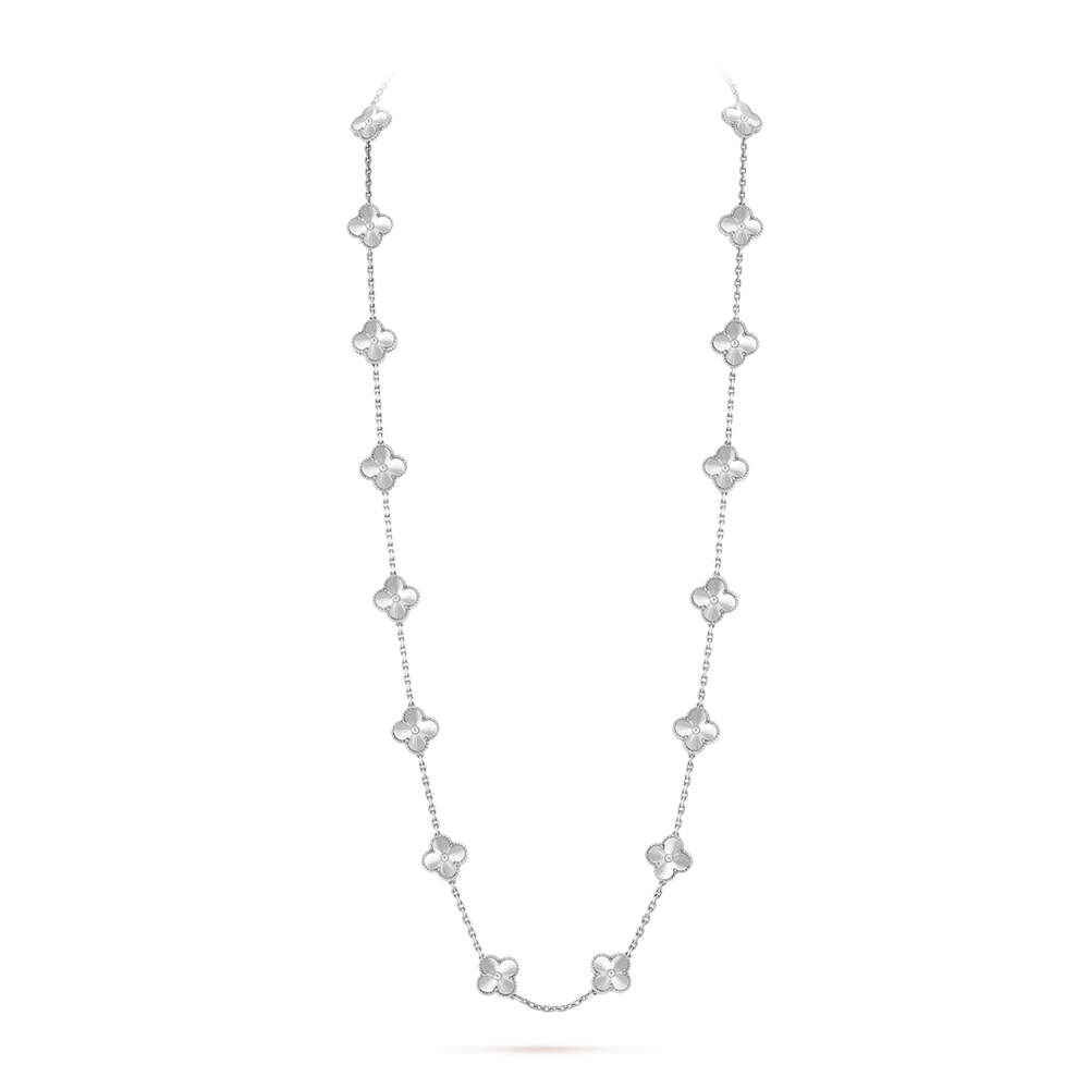 [Noble Aura jewelry]CLOVER 20 MOTIFS  LASER SILVER