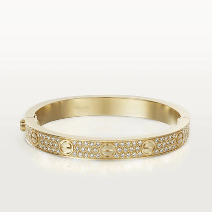 [Noble Aura jewelry]LOVE BRACELET 6.1MM DIAMOND-PAVED