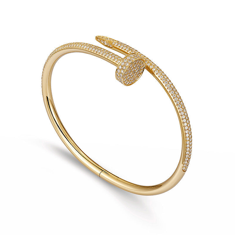 [Noble Aura jewelry]JUSTE BRACELET 3.5MM ALL DIAMONDS