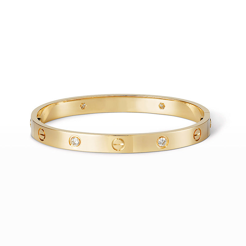 [Noble Aura jewelry]LOVE BRACELET 6.1MM 4 DIAMONDS