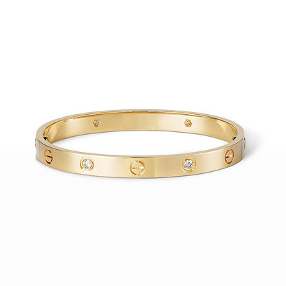 [Noble Aura jewelry]LOVE BRACELET 6.1MM 4 DIAMONDS