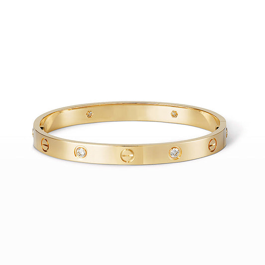 [Noble Aura jewelry]LOVE BRACELET 6.1MM 4 DIAMONDS