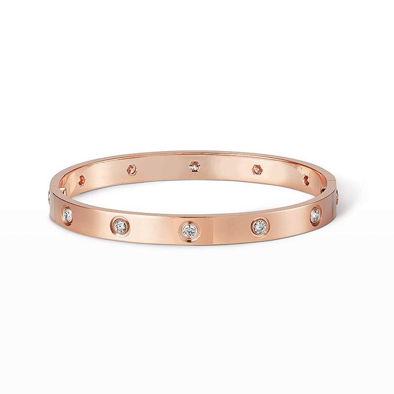 [Noble Aura jewelry]LOVE BRACELET 6.1MM 10 DIAMONDS