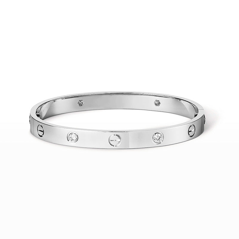 [Noble Aura jewelry]LOVE BRACELET 6.1MM 4 DIAMONDS