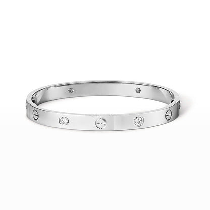 [Noble Aura jewelry]LOVE BRACELET 6.1MM 4 DIAMONDS