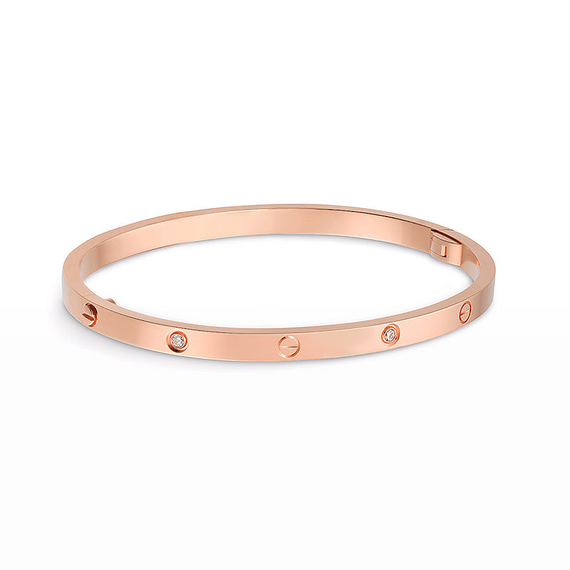 [Noble Aura jewelry]LOVE BRACELET 3.65MM 6 DIAMONDS