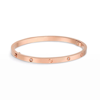 [Noble Aura jewelry]LOVE BRACELET 3.65MM 6 DIAMONDS