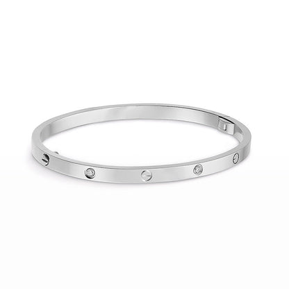 [Noble Aura jewelry]LOVE BRACELET 3.65MM 6 DIAMONDS