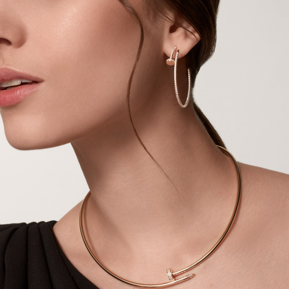 [Noble Aura jewelry]JUSTE FULL DIAMOND LARGE EARRINGS