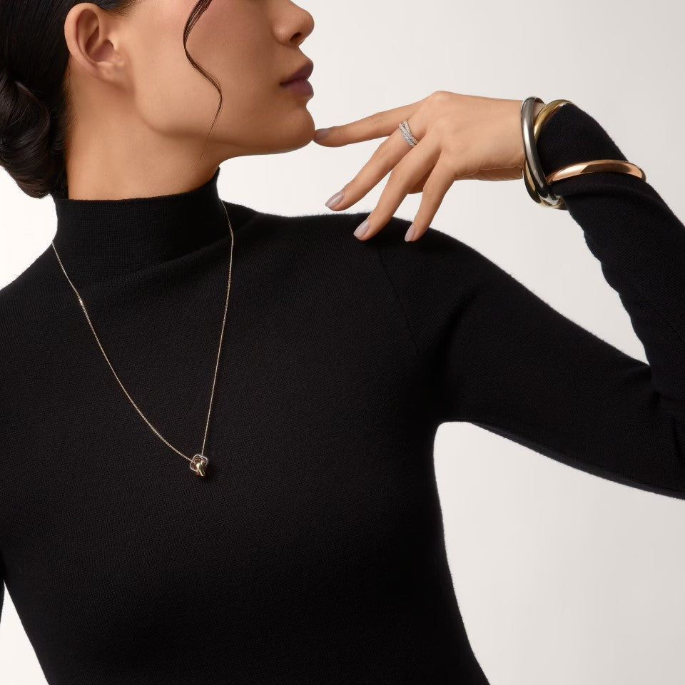 [Noble Aura jewelry]TRINITY CUSHION NECKLACE COLLECTION