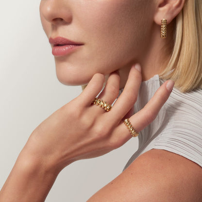 [Noble Aura jewelry]CLASH 6.4MM SMALL RING