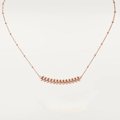 [Noble Aura jewelry]CLASH PINK GOLD NECKLACE