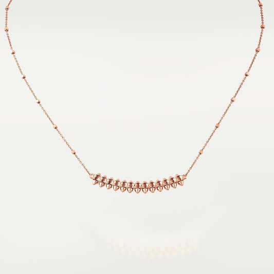 [Noble Aura jewelry]CLASH PINK GOLD NECKLACE