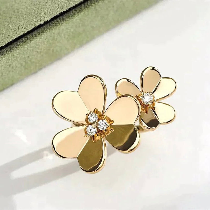 [Noble Aura jewelry]CLOVER COMOS GOLD DIAMOND RING