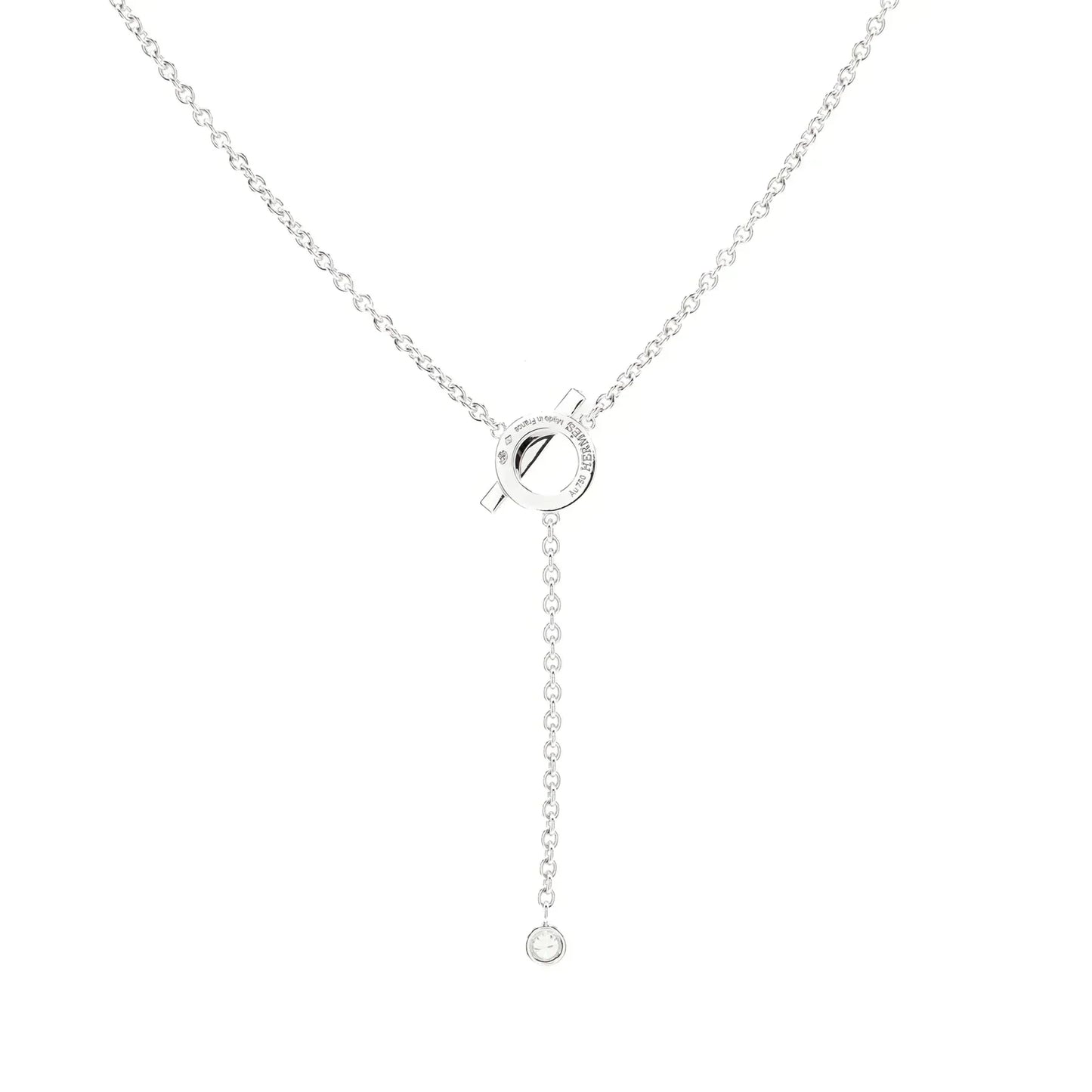 [Noble Aura jewelry]FINESSE SILVER DIAMOND NECKLACE