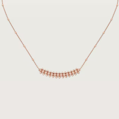[Noble Aura jewelry]CLASH  SMALL FULL DIAMOND NECKLACE