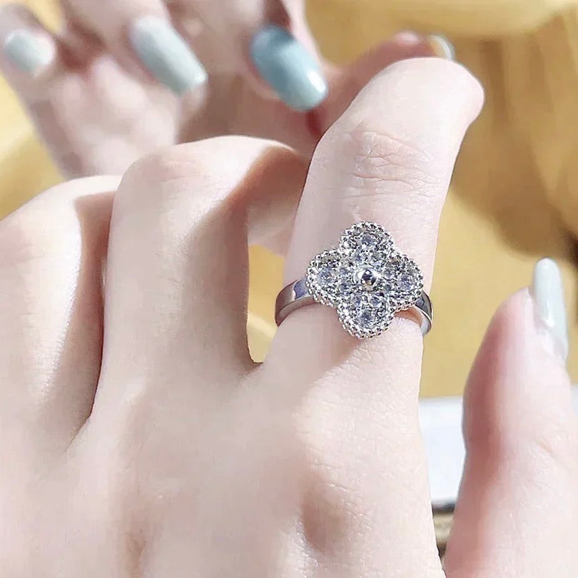 [Noble Aura jewelry]CLOVER DIAMOND RING