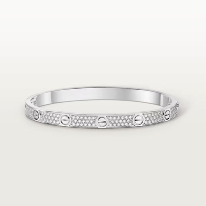 [Noble Aura jewelry]LOVE BRACELET 4.8MM DIAMOND-PAVED