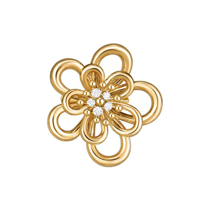 [Noble Aura jewelry] FLOWERLACE RING 5 DIAMONDS