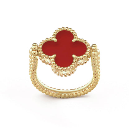 [Noble Aura jewelry]CLOVER RIVERSIBLE RING GOLD COLLECTION