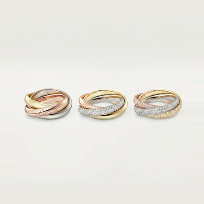 [Noble Aura jewelry]TRINITY 3.2MM RING COLLECTION