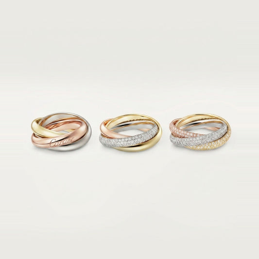 [Noble Aura jewelry]TRINITY 3.2MM RING COLLECTION