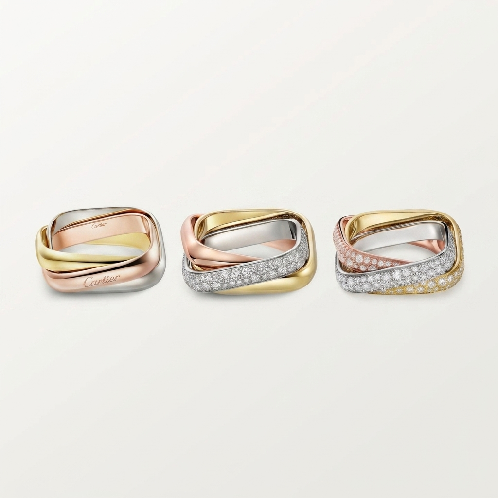 [Noble Aura jewelry]TRINITY 3.5MM CUSHION RING COLLECTION