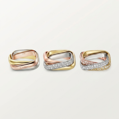 [Noble Aura jewelry]TRINITY 3.5MM CUSHION RING COLLECTION