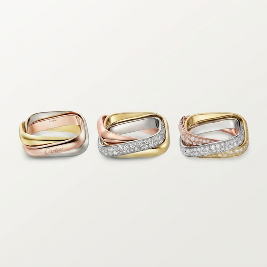[Noble Aura jewelry]TRINITY 3.5MM CUSHION RING COLLECTION