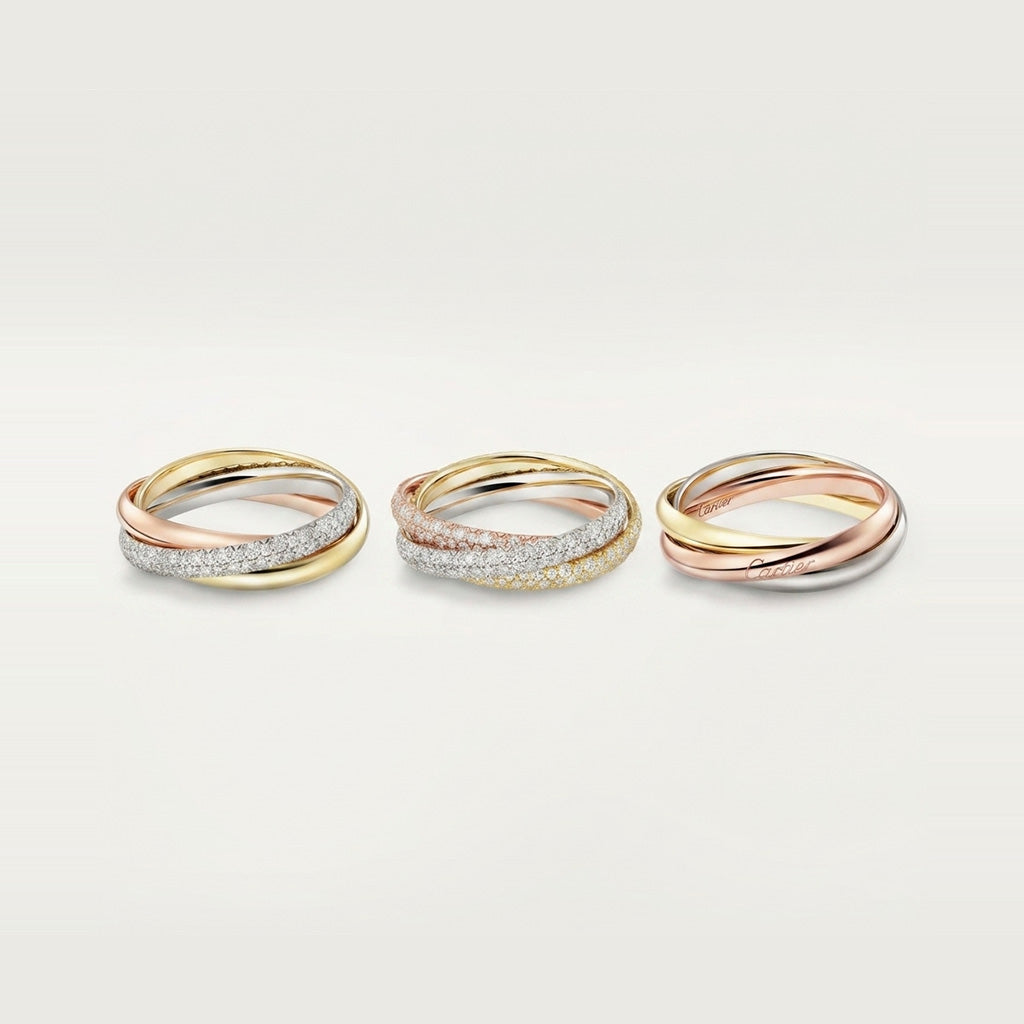 [Noble Aura jewelry]TRINITY 2.5MM RING COLLECTION