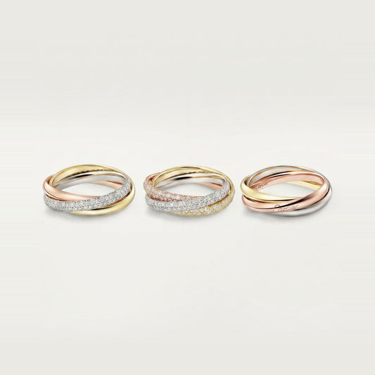 [Noble Aura jewelry]TRINITY 2.5MM RING COLLECTION