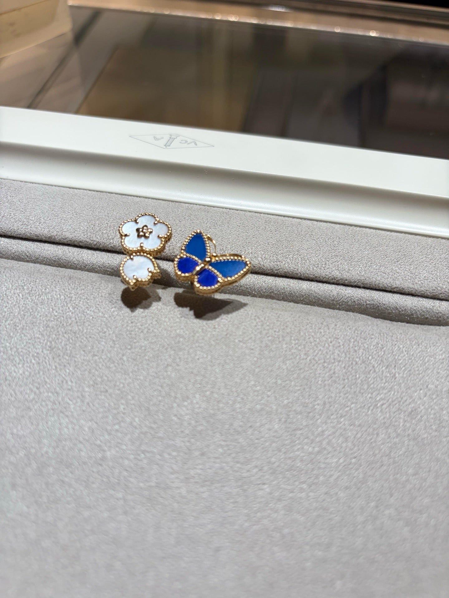[Noble Aura jewelry]LUCKY SPRING BUTTERFLY OPEN-FACE RINGS