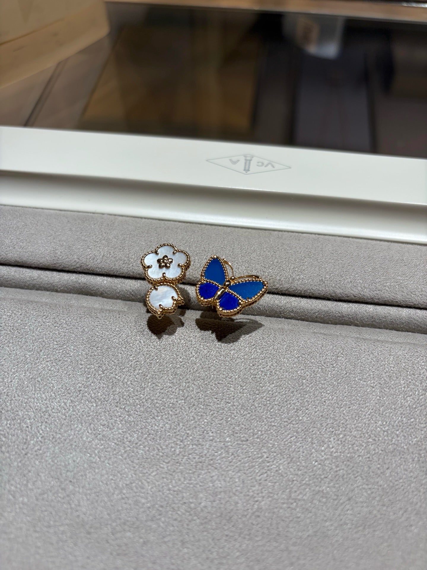 [Noble Aura jewelry]LUCKY SPRING BUTTERFLY OPEN-FACE RINGS