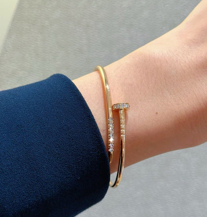 [Noble Aura jewelry]JUSTE BRACELET 2.5MM DIAMONDS NEW