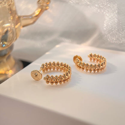 [Noble Aura jewelry]CLASH SMALL HOOP EARRINGS
