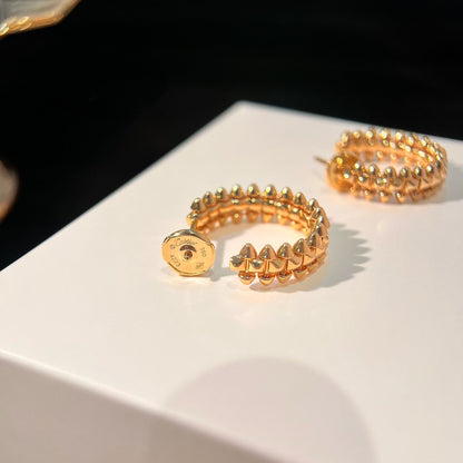 [Noble Aura jewelry]CLASH SMALL HOOP EARRINGS